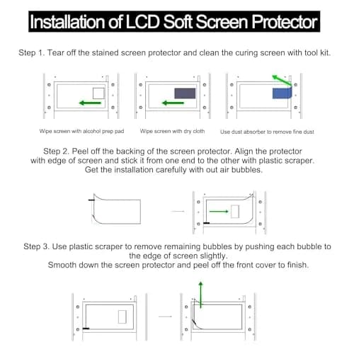 HIKUDIY 5PCS Screen Protector Film for Saturn 4/4 Ultra/Saturn 3/3 Ultra | Scratch-Resistant 10.1 inch LCD Cover thumbnail 8