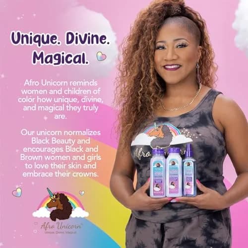 MAGICAL TRESSES Afro Unicorn Scalp Serum 3 Pack | Frizz Control & Hair Nourishment for Women & Kids thumbnail 9
