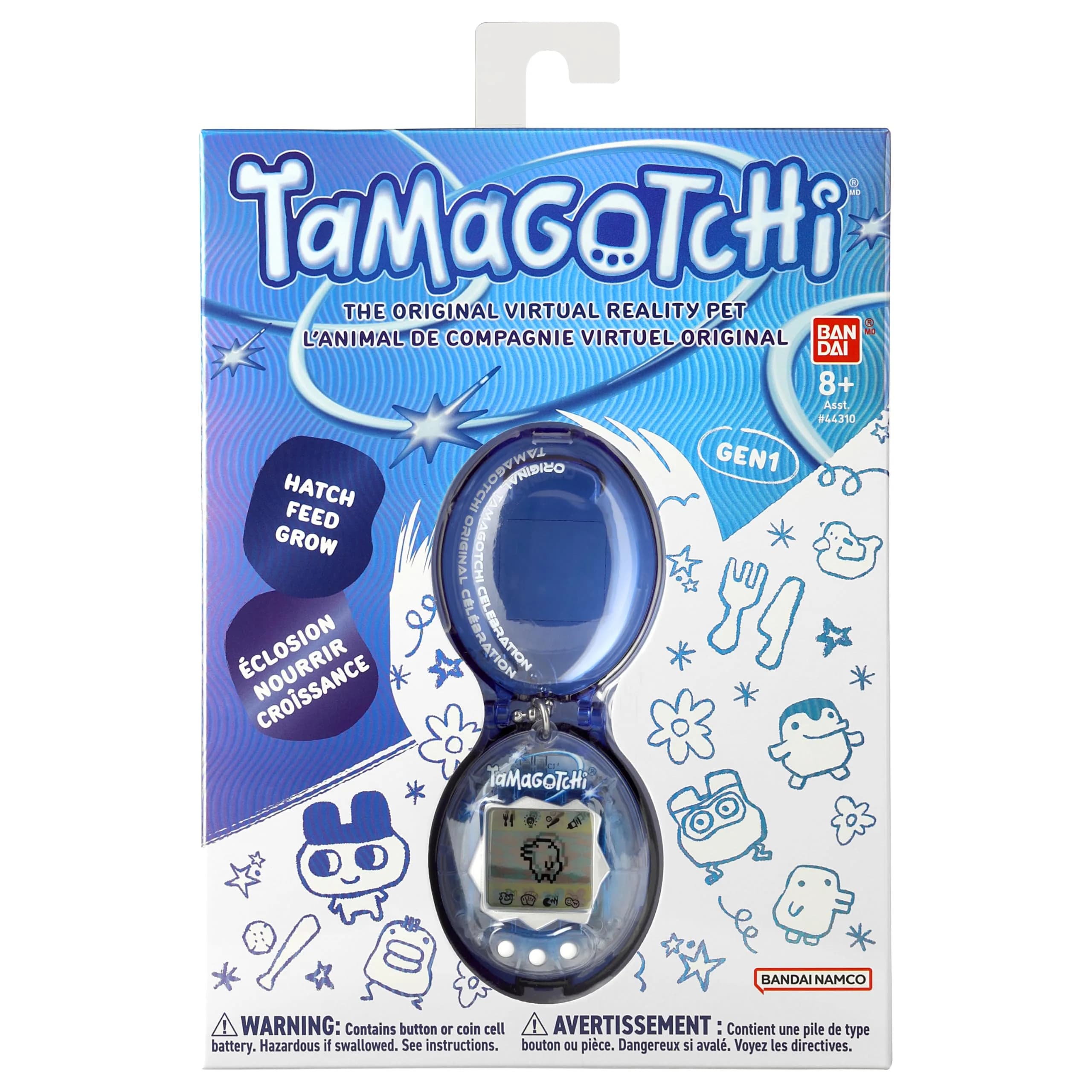 Tamagotchi Original Celebration Y3K Electronic Pet with Translucent Cover Case | Ages 8+ (1.75 x 0.75 x 2.13 inches) - view 4