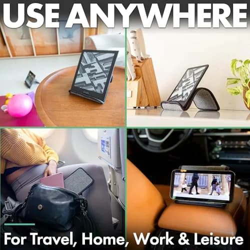 Flight Flap Airplane Phone Holder - Foldable Phone Stand for Plane Travel | Flexible, Compatible with Smartphones & Tablets thumbnail 6