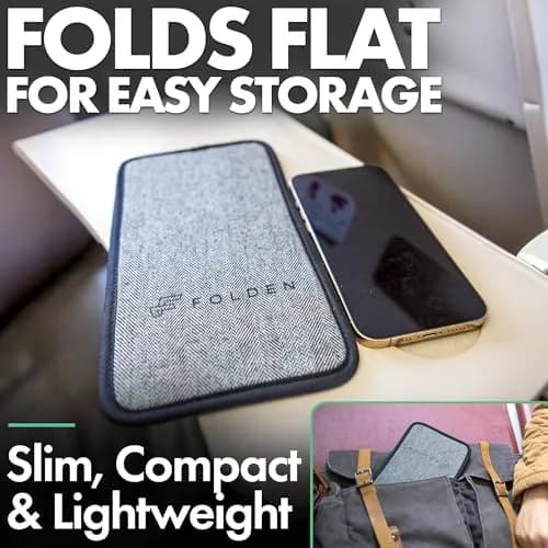 Flight Flap Airplane Phone Holder - Foldable Phone Stand for Plane Travel | Flexible, Compatible with Smartphones & Tablets thumbnail 8