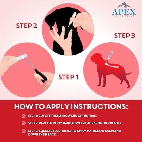APEX ANIMAL HEALTH Apex Plus Flea & Tick Prevention for XL Dogs 89-132 lbs | 3-Month Supply thumbnail 4