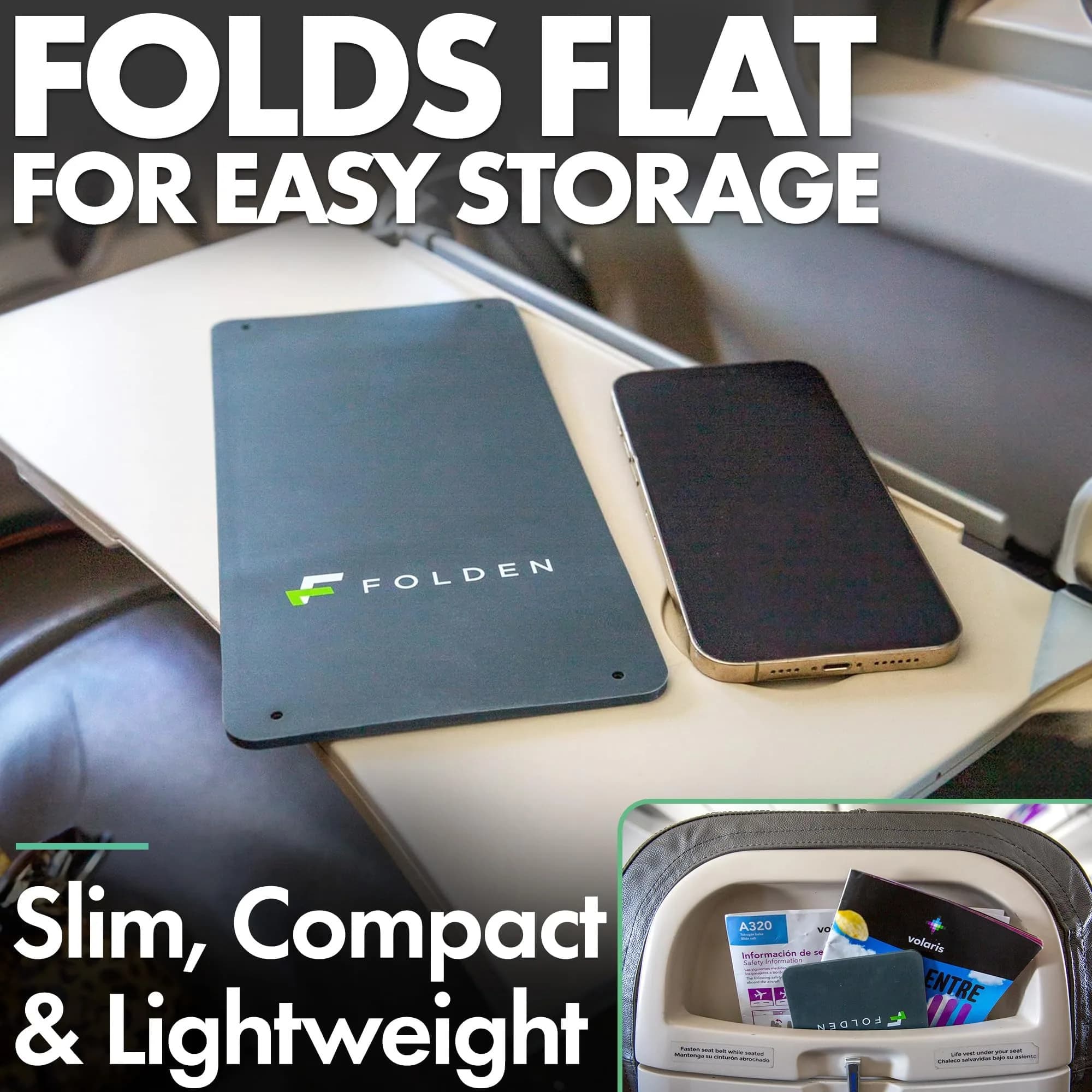 Flight Flap Large Silicone Airplane Phone Holder | 30.5cm x 17.8cm (12in x 7in) - view 4
