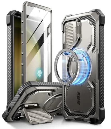 i-Blason Armorbox Case for Galaxy S24 Ultra 6.8 Inch (2024 Release) with MagSafe Stand & Screen Protector | Military-Grade Protection thumbnail 1