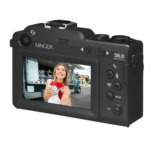 Minolta MND65 56MP Digital Camera 32GB Kit | 4K 60FPS Video, 18X Zoom, Dual-Lens Selfie thumbnail 3
