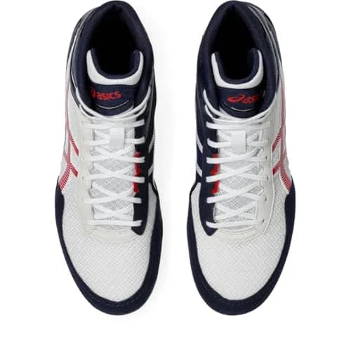 ASICS Men's MATCONTROL 3 Wrestling Shoes, US 10 (Medium), White/Classic Red thumbnail 6