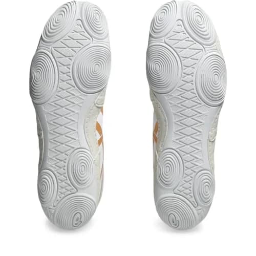 ASICS Men's Snapdown 4 Wrestling Shoes White/Pure Gold 250g (8.7 oz) | Durable High-Top Ankle Support thumbnail 7