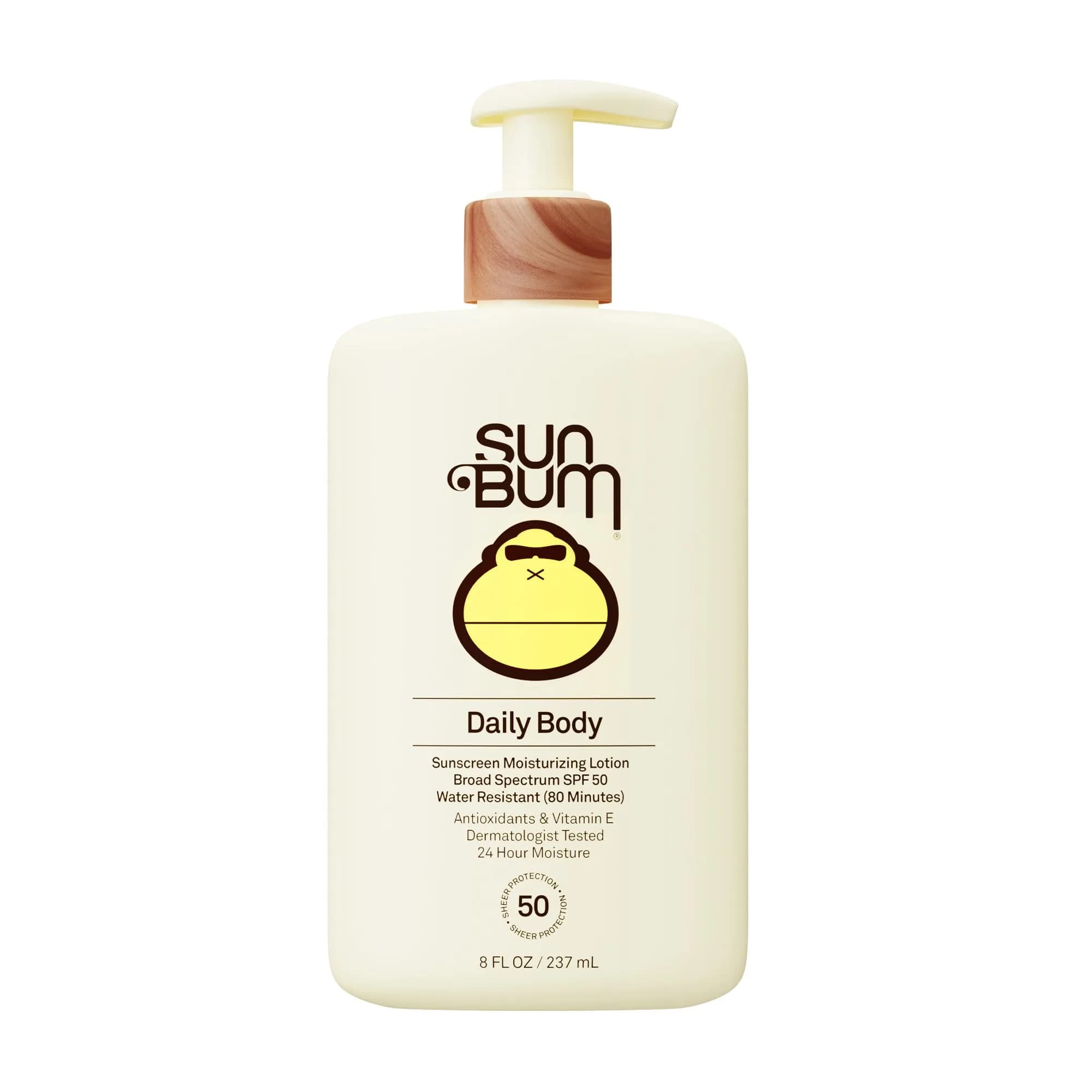 Sun Bum Daily SPF 50 Sunscreen Body Lotion with Vitamin E, 8 oz | Moisturizing Broad Spectrum Protection - main product image