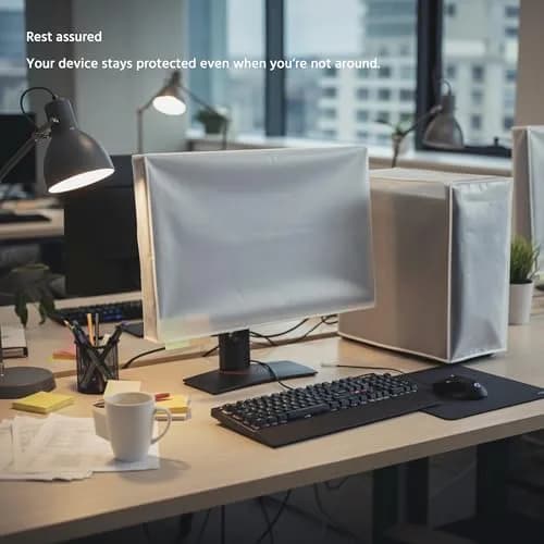 SZBRO Lightweight Waterproof PC Tower Dust Cover 81.5x40x40 cm | See-Through Design thumbnail 6