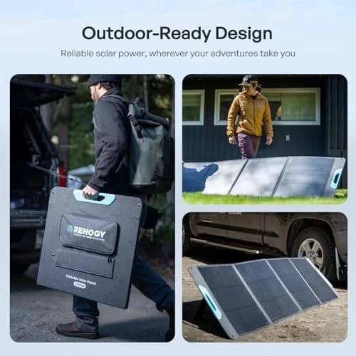 Renogy 200W Portable Solar Panel for Power Stations | 25% Efficiency, Lightweight & Foldable thumbnail 7