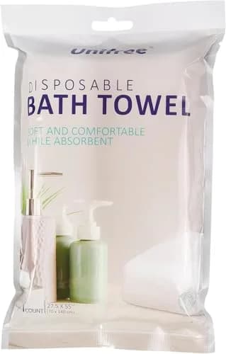 UNIFREE Disposable Towels Bundle, 1 Bath Towel & 2 Hand Towels, 18 Sets | Hygienic & Portable thumbnail 2
