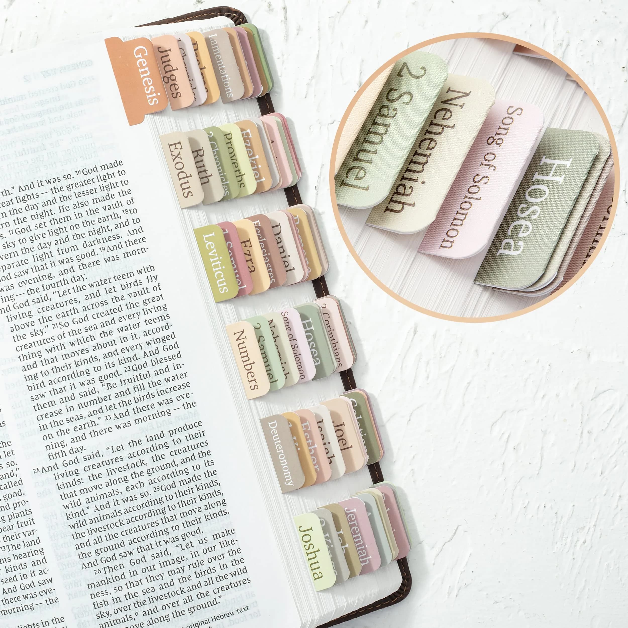 Mr. Pen Boho Bible Tabs & Bookmarks Set (75 Tabs, 2 Bookmarks) — USA Import - view 7