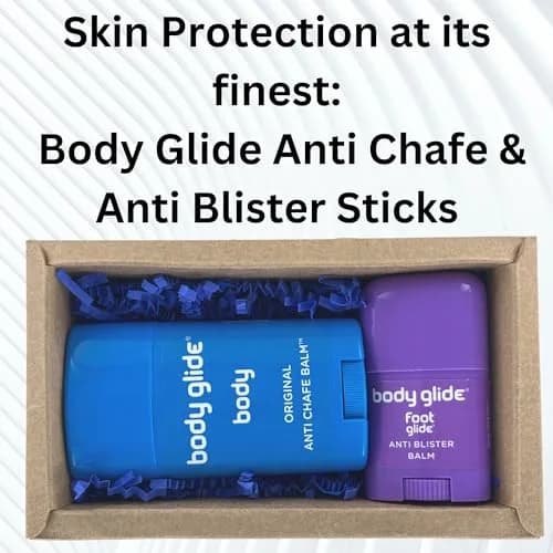 Body Glide Body & Foot Glide Gift Set | 53g (1.5oz + 0.8oz) Anti-Chafing & Blister Prevention Sticks | USA-Sourced thumbnail 3