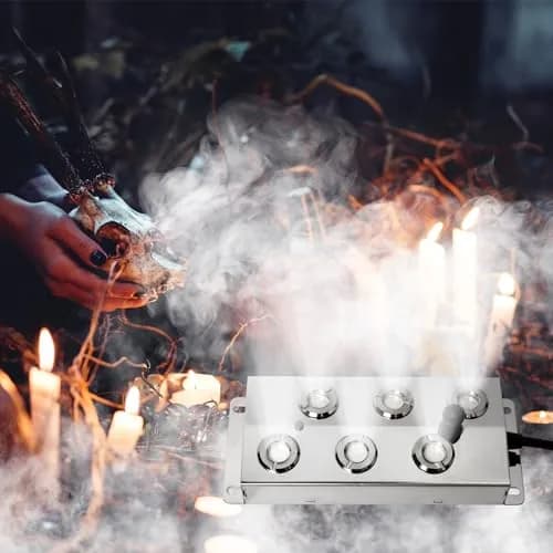 Toriexon Ultrasonic Mist Maker Fogger 6 Heads | 5000ml/H Outdoor Fogger for Gardens & Ponds thumbnail 2