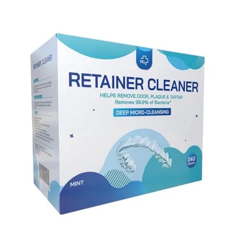 YKL Retainer & Denture Cleaner Tablets 240 Count (8 Months Supply) | Dental Aligner, Mouth Guard, False Teeth Cleaning thumbnail 8