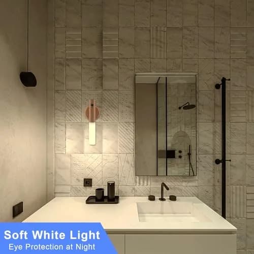 LANDGOO Motion Sensor Wall Sconce | Rechargeable Night Light with PIR Sensor, Warm White thumbnail 7