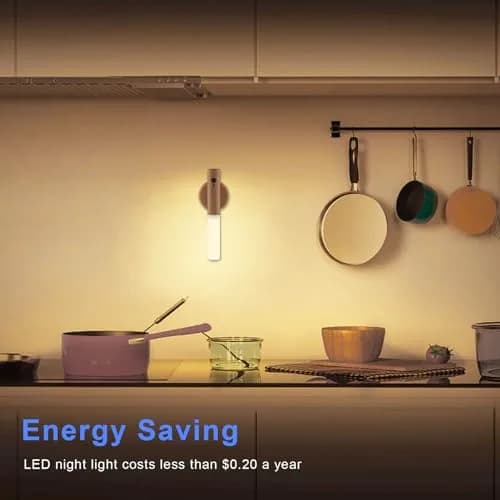 LANDGOO Motion Sensor Wall Sconce | Rechargeable Night Light with PIR Sensor, Warm White thumbnail 9