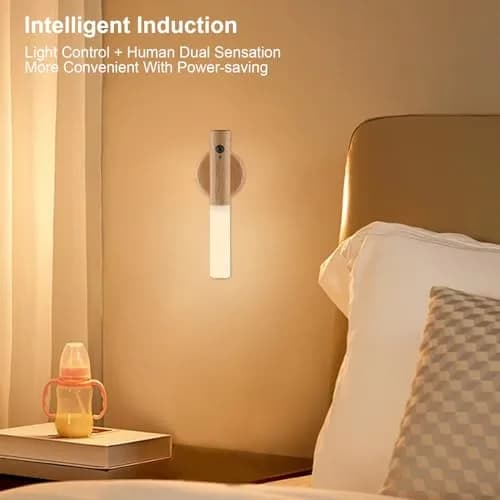 LANDGOO Motion Sensor Wall Sconce | Rechargeable Night Light with PIR Sensor, Warm White thumbnail 10