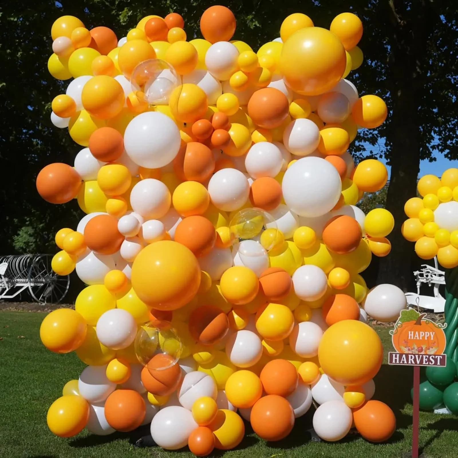 Voircoloria 130pcs Burnt Orange Balloons Garland Arch Kit 56x5" 40x12" 30x10" 4x18" | Assorted Colors Balloon for Parties - view 3