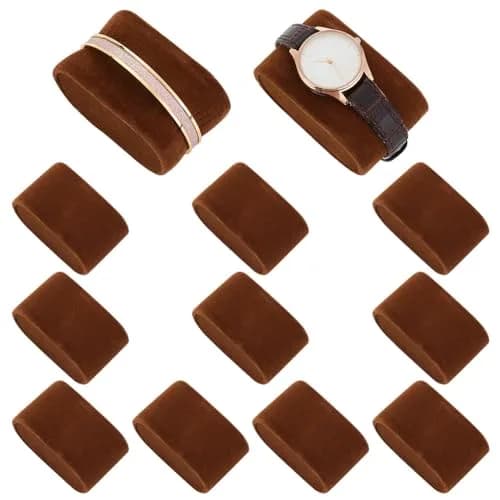 PH PandaHall 12pcs Velvet Bracelet Pillows 1.3x2.8x1.7 in | Jewelry Display Support thumbnail 1