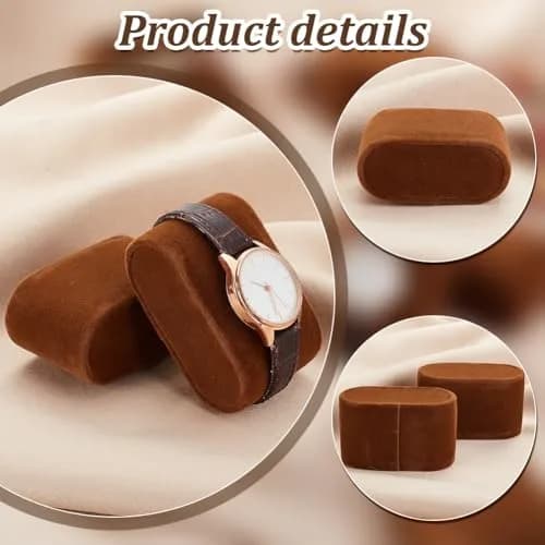 PH PandaHall 12pcs Velvet Bracelet Pillows 1.3x2.8x1.7 in | Jewelry Display Support thumbnail 4