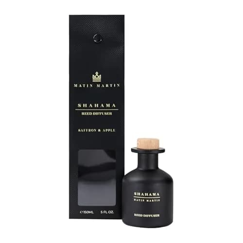 Matin Martin Shahama Reed Diffuser 5 oz | Luxury Aromatherapy with Saffron & Apple thumbnail 4