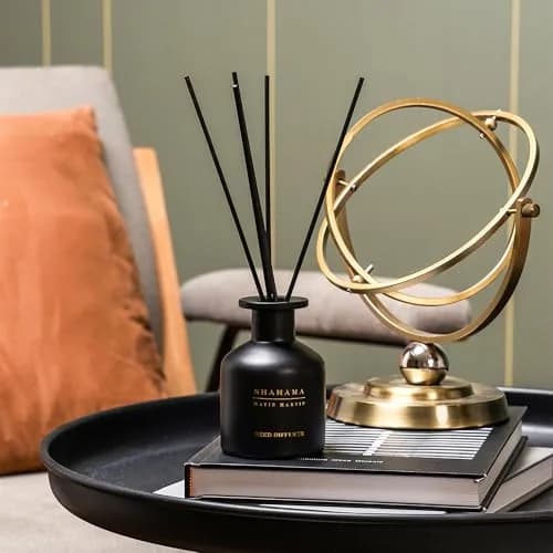 Matin Martin Shahama Reed Diffuser 5 oz | Luxury Aromatherapy with Saffron & Apple thumbnail 3