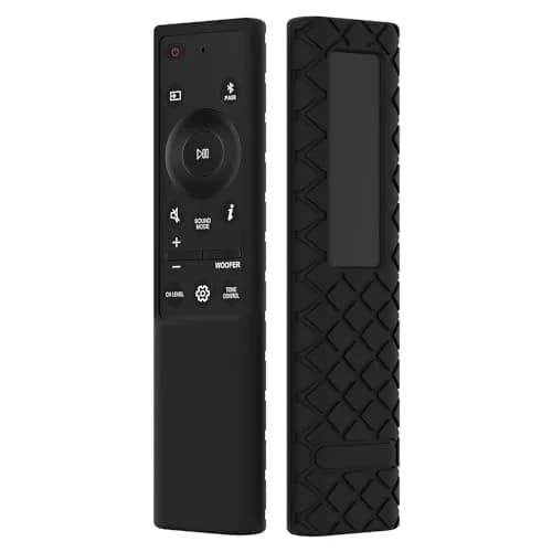 JCMOYUTY Silicone Remote Cover for Samsung Soundbar HW-Q60C & More | Full Protection & Glow thumbnail 1