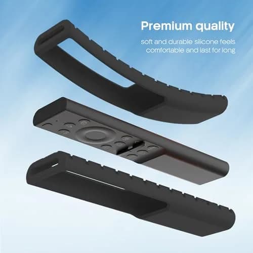 JCMOYUTY Silicone Remote Cover for Samsung Soundbar HW-Q60C & More | Full Protection & Glow thumbnail 5