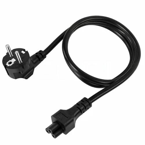 DRRI IEC C5 Plug to Europe Schuko CEE 7/7 Socket Extension Cable 10cm (3.28Ft) | 2.5A 250V Rated thumbnail 4