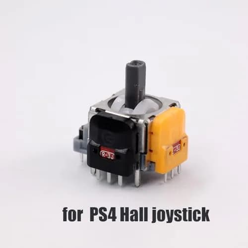 NSLikey Hall Effect 3D Analog Sensor Joystick Module 2pcs Yellow | Enhanced Durability for PS4 Controllers thumbnail 2