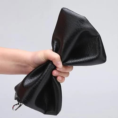 LOGUTIA Clutch Purses for Men Black Wristlet Envelope Bag | Waterproof PU Leather, Small & Dressy thumbnail 7