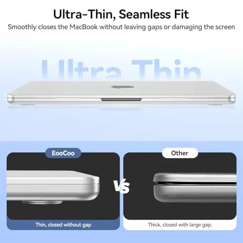 EooCoo Case for MacBook Air 15 inch | Ultra Clear Matte Cover with Precise Fit thumbnail 5