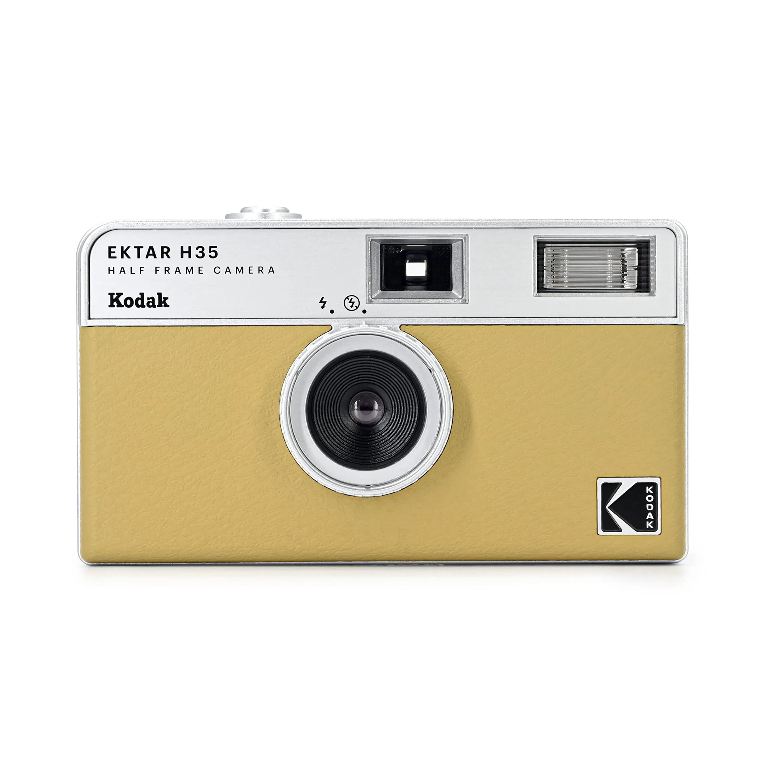 Kodak EKTAR H35 Half Frame 35mm Camera, Sand | Double Your Images Per Roll - main product image