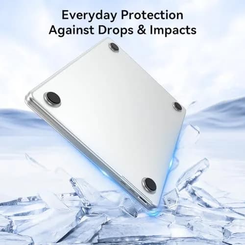 EooCoo Case for MacBook Air 13.6 Inch | Matte Clear, Slim & Protective (70-120 chars) thumbnail 9