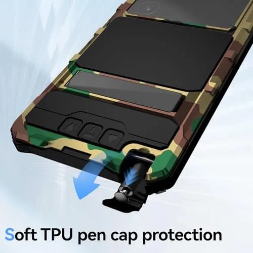 Lunivop Heavy Duty Camouflage Case for Samsung Galaxy S23 Ultra 5G (6.8 Inch) | Military Grade Protection with Kickstand & Screen Protector thumbnail 6