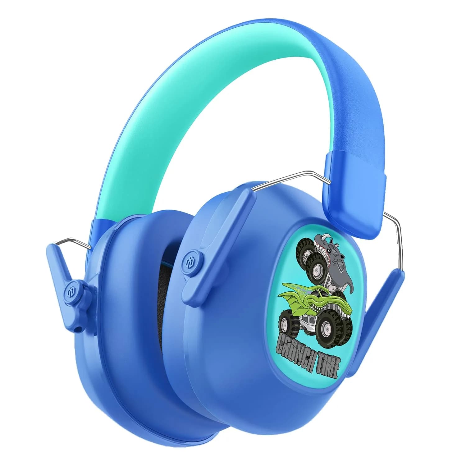 iClever EM01 Noise Cancelling Earmuffs for Kids Adults | 29dB SNR Noise Reduction — Q-monster Jam Blue