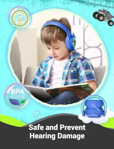 iClever EM01 Noise Cancelling Earmuffs for Kids Adults | 29dB SNR Noise Reduction thumbnail 3