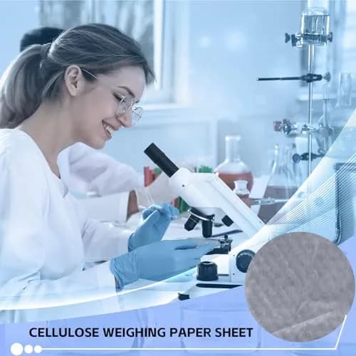 Mooliwe 2000 Pcs Weighing Paper Cellulose Sheet 10cm x 10cm | Non Absorbent, Precision Lab Use thumbnail 5