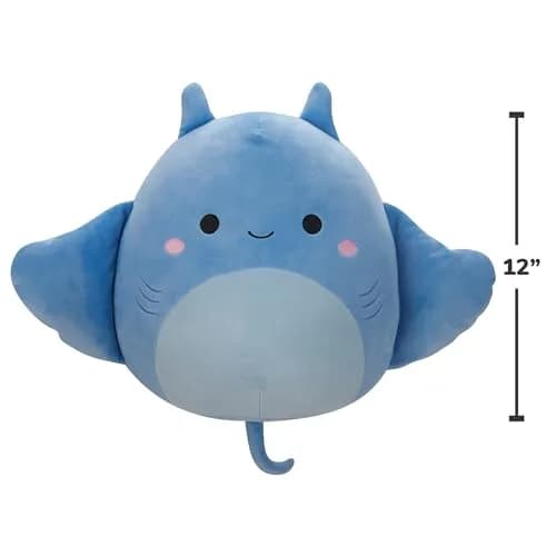 Squishmallows 12-Inch Lux The Blue Manta Ray Plush | Ultra-Soft Collectible Toy for Kids & Adults thumbnail 8