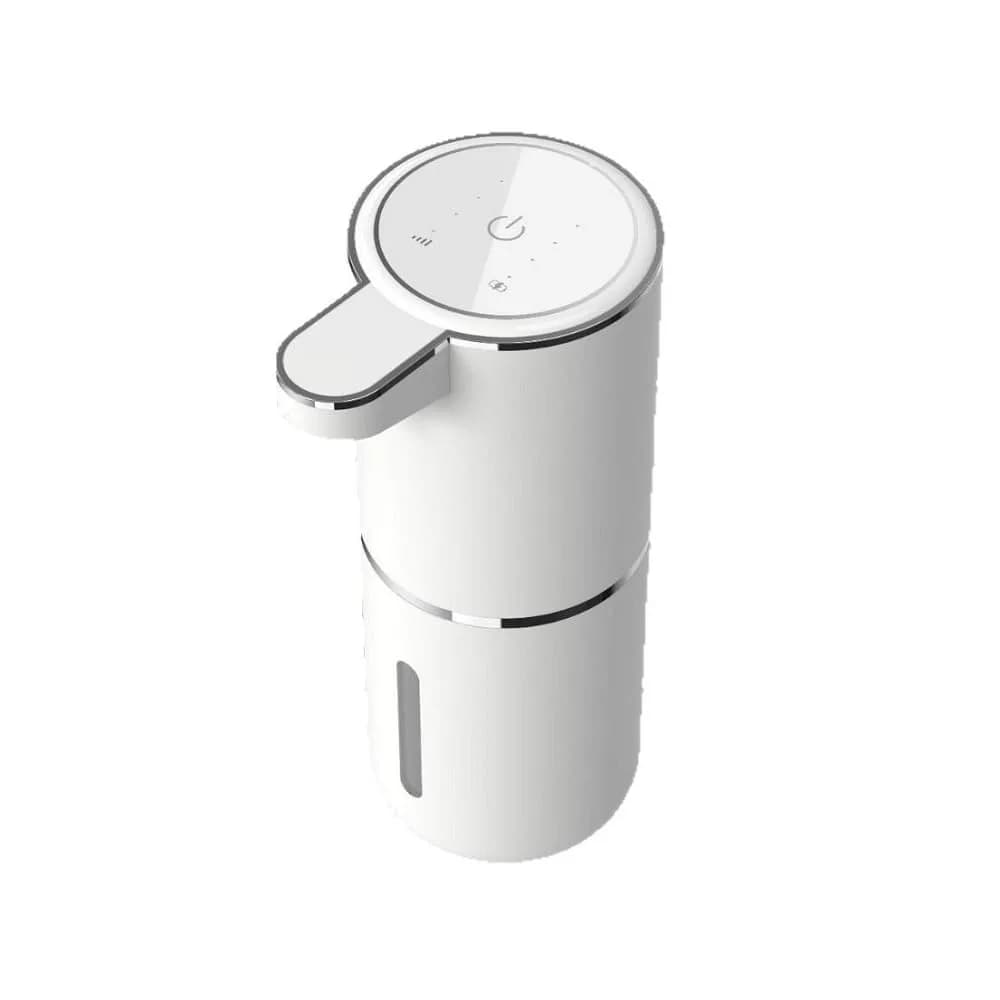 Amyzavls Automatic Liquid Soap Dispenser 380ml | Touchless, Wall Mount, USB Rechargeable, Infrared Sensor — White