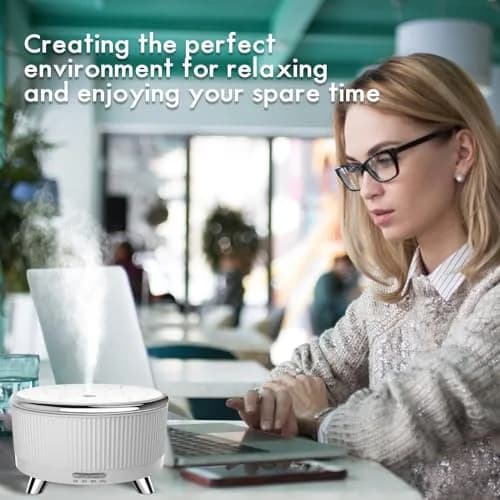 Jpord Large Room Aromatherapy Diffuser with Remote Control & 500ml Tank | 7 Colors, 3 Mist Modes, Up to 15 Hrs Mist thumbnail 6