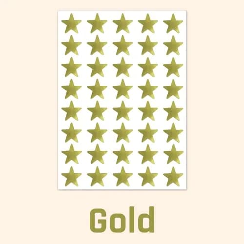 TownStix Gold Foil Star Metallic Stickers 4000 Pack | Bulk Craft Supplies thumbnail 3