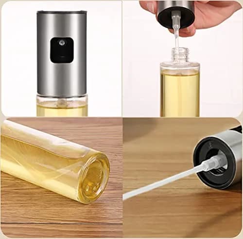 Wayeept Olive Oil Sprayer for Cooking Oil 100 ml | Refillable Mini Bottle for BBQ & Baking thumbnail 9