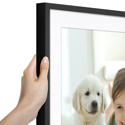 Americanflat 22x28 Deep Poster Frame - Matted to 18x24 - Black | Gallery-Style Wall Decor thumbnail 8