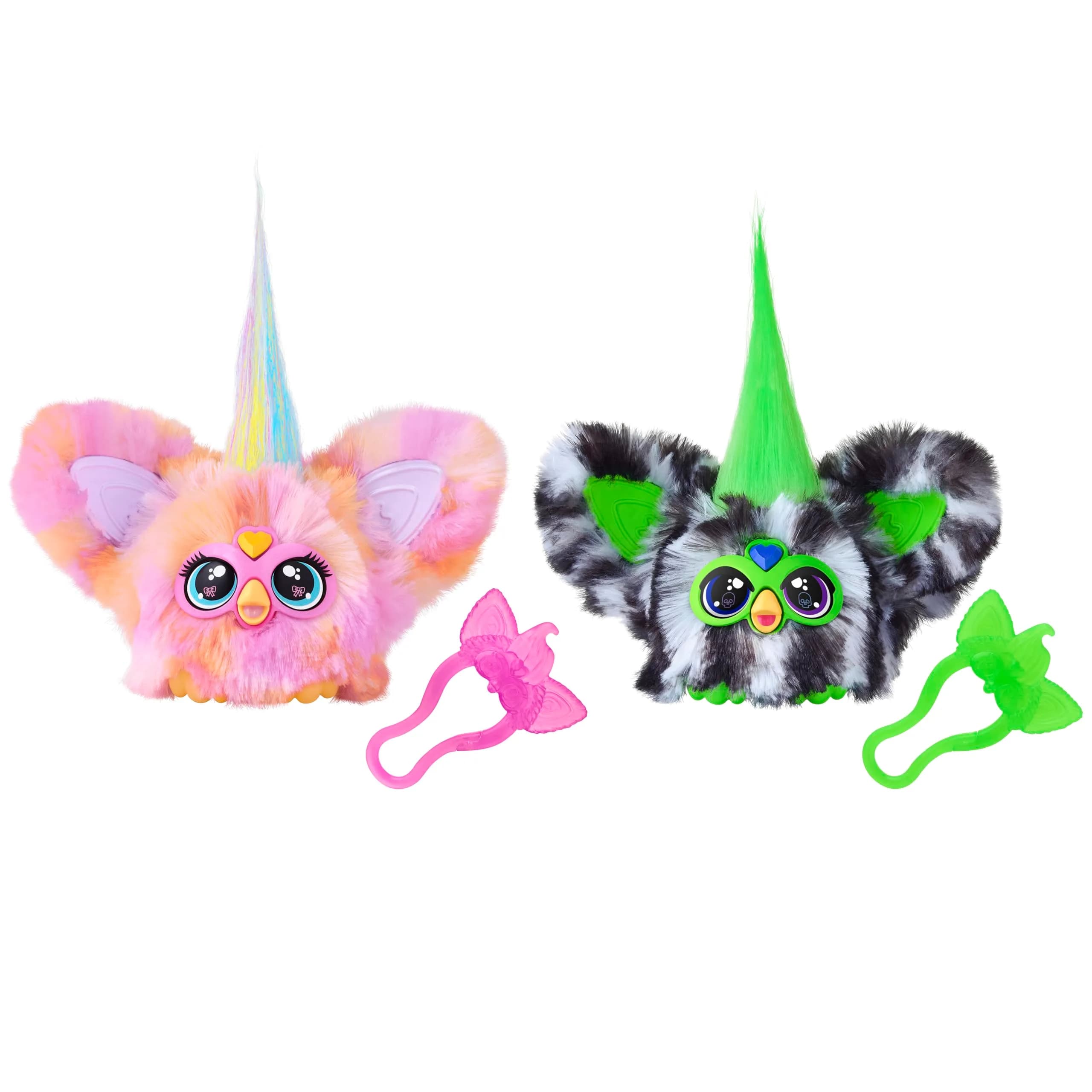 Furby Furblets Fierce & Fabulous 2 Pack, Greenie-Meanie & May-May | 45+ Sounds, Plush Toys for Kids 6+