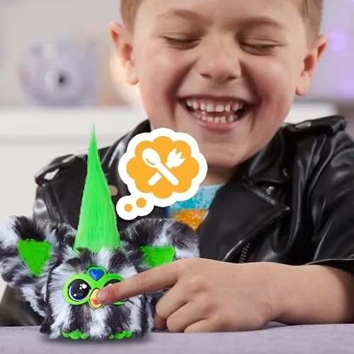 Furby Furblets Fierce & Fabulous 2 Pack, Greenie-Meanie & May-May | 45+ Sounds, Plush Toys for Kids 6+ thumbnail 5