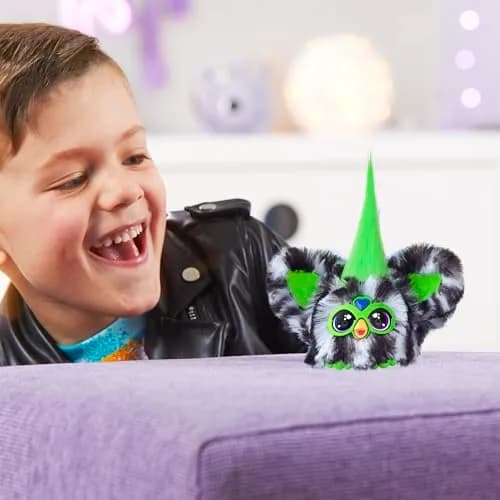 Furby Furblets Fierce & Fabulous 2 Pack, Greenie-Meanie & May-May | 45+ Sounds, Plush Toys for Kids 6+ thumbnail 9