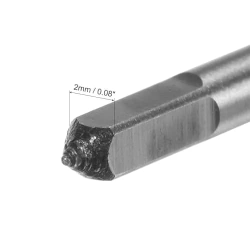 uxcell Machine Tap #2-56 UNC Thread 2B Class 3 Flutes High Speed Steel Screw Threading Tap Tapping Tool 5pcs | Precision Threading for Metalworking thumbnail 4