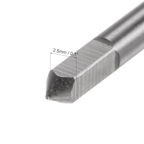 uxcell Machine Tap #4-40 UNC 2B Class 3 Flutes High Speed Steel Screw Threading Tap Tapping Tool (5 Pcs, 51mm Length) thumbnail 4